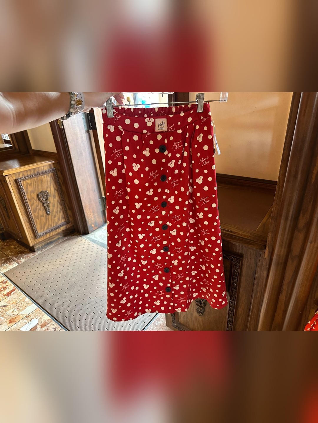Disney Parks Minnie Mouse Italy Skirt